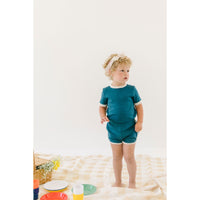 Fin and Vince Ocean/Oatmeal Vintage Tee