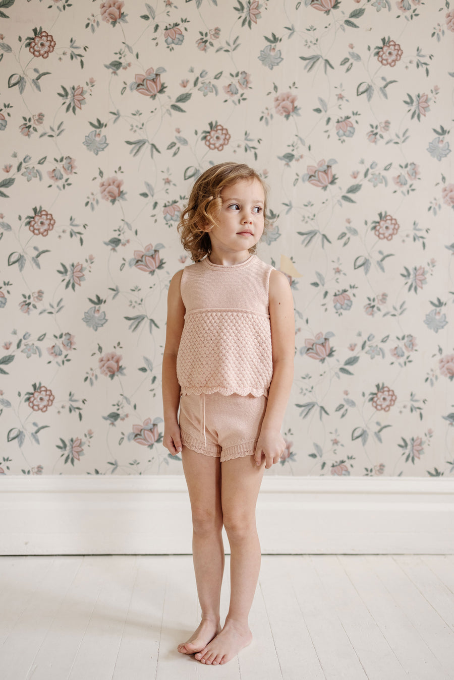 Fin and Vince Peach Knit Camisole