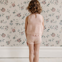 Fin and Vince Peach Knit Camisole