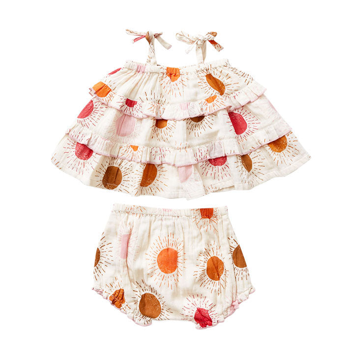 Pink Chicken Multi Sunrise Baby Set