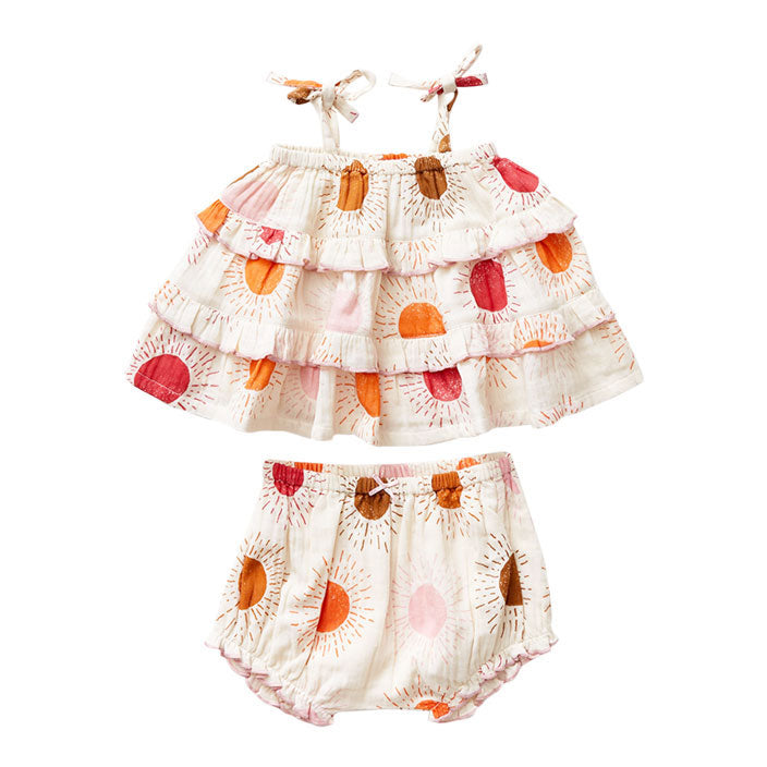 Pink Chicken Multi Sunrise Baby Set