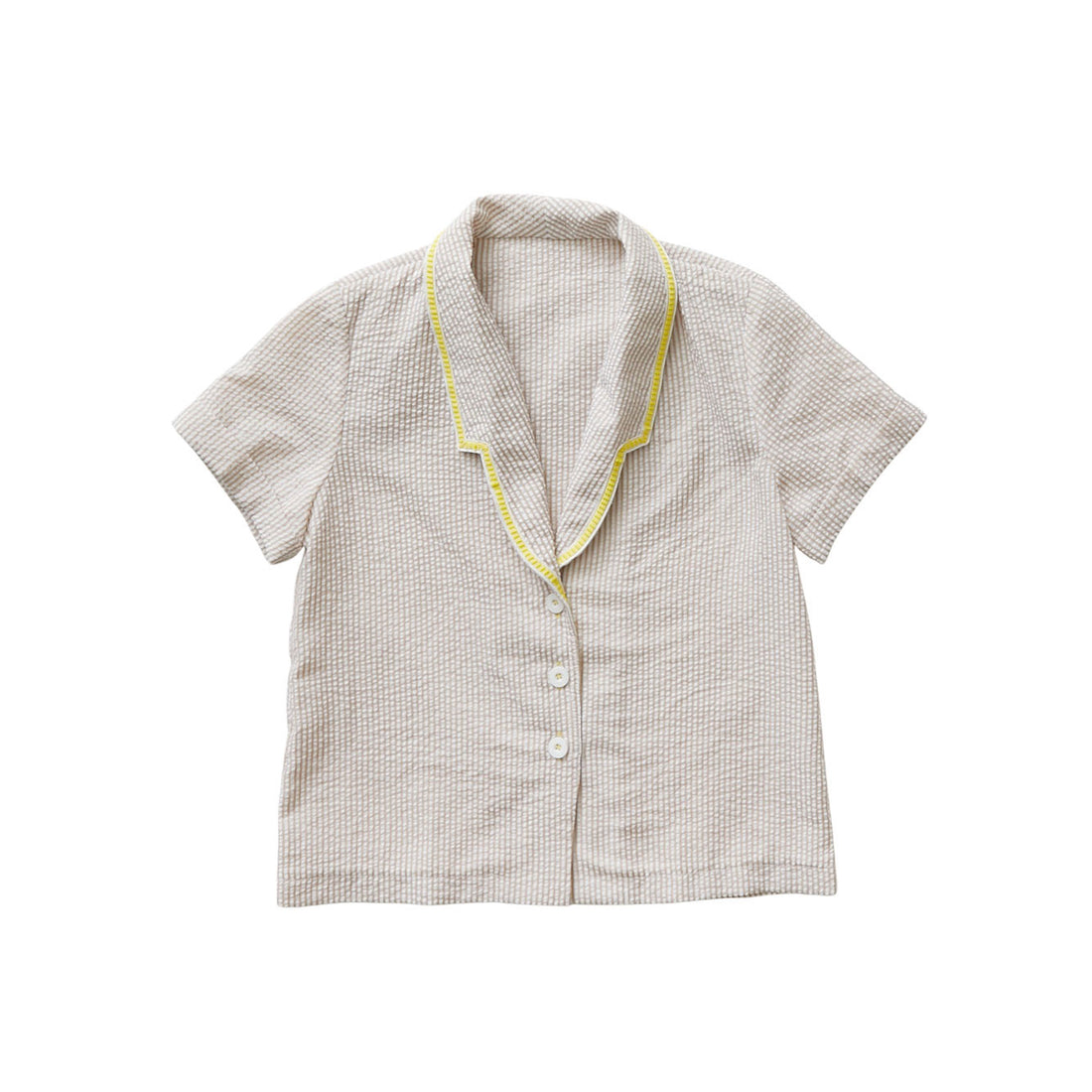 Hey kid Searsucker Striped Shirt