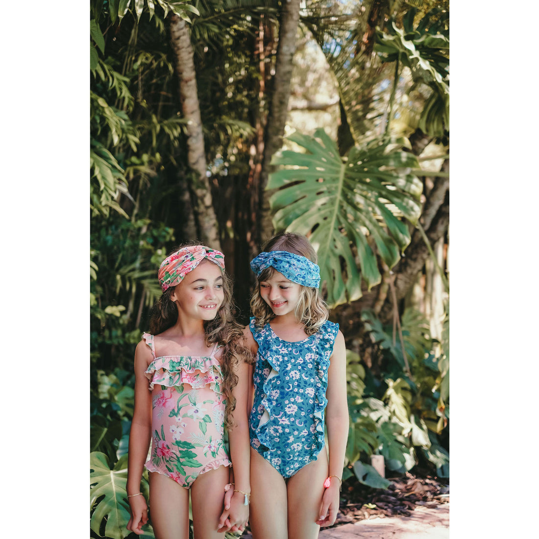 LOUISE MISHA Bathing Suit Zacatecas Sienna Flamingo BABY AND KIDS SWIMSUIT