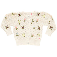 Pink Chicken Constance Sweater - Floral Embroidery
