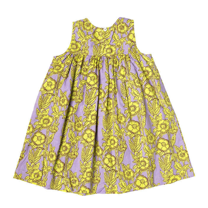Pink Chicken Courtney Dress - Lavender Stem Floral