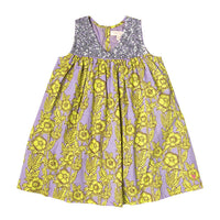 Pink Chicken Courtney Dress - Lavender Stem Floral