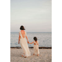 Louise Misha Cream Baroque Lace Cosala Dress