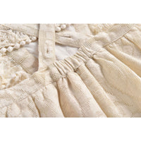 Louise Misha Cream Baroque Lace Cosala Dress