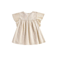 Louise Misha Cream Baroque Lace Teresa Dress
