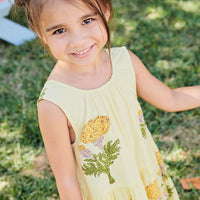 Pink Chicken Eloise Dress - Yellow Marigold