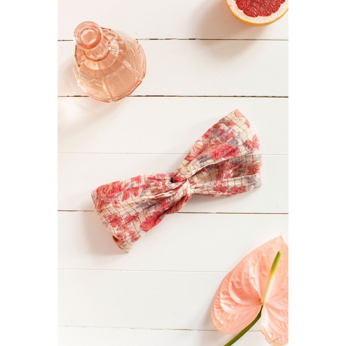 Louise Misha Pink Flowers Yuriria Headband