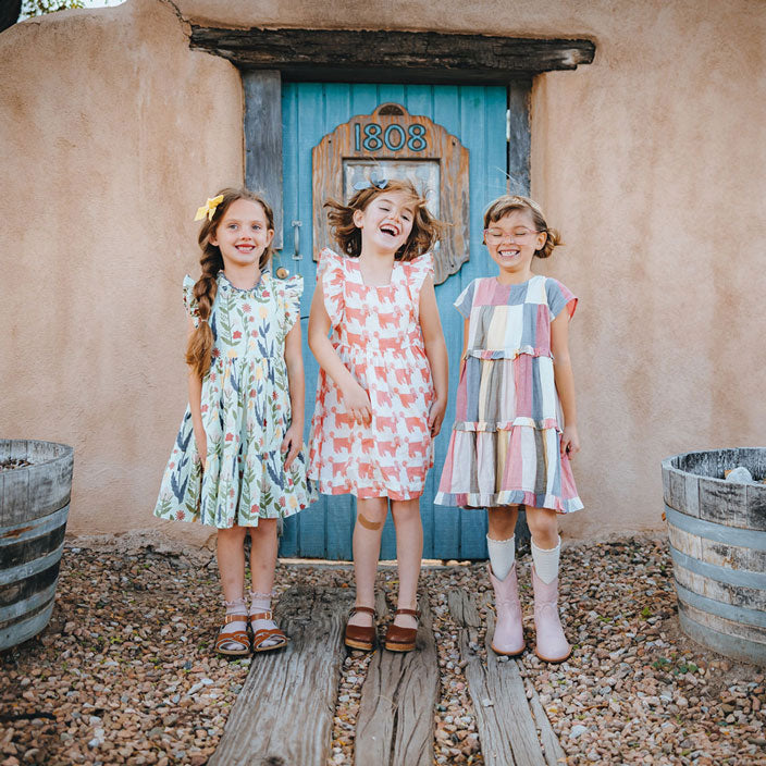 Pink Chicken Jennifer Dress - Paper Floral
