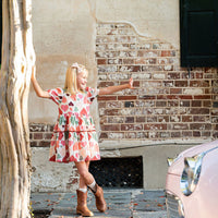 Pink Chicken Julesy Dress - Vintage Hearts