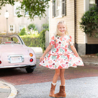 Pink Chicken Julesy Dress - Vintage Hearts