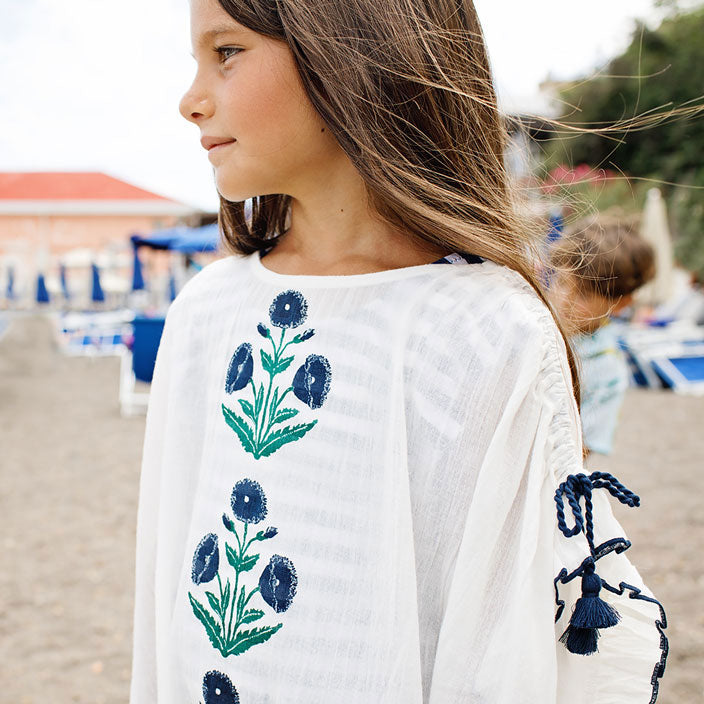 Pink Chicken Kim Coverup - Navy Dandelion