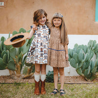 Pink Chicken Nell Dress - Cowboy Boots