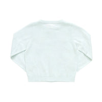 Pink Chicken Paper Floral Sweater - Light Aqua