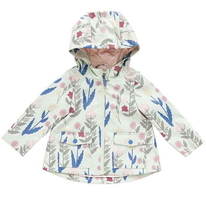 Pink Chicken Rafa Raincoat - Paper Floral