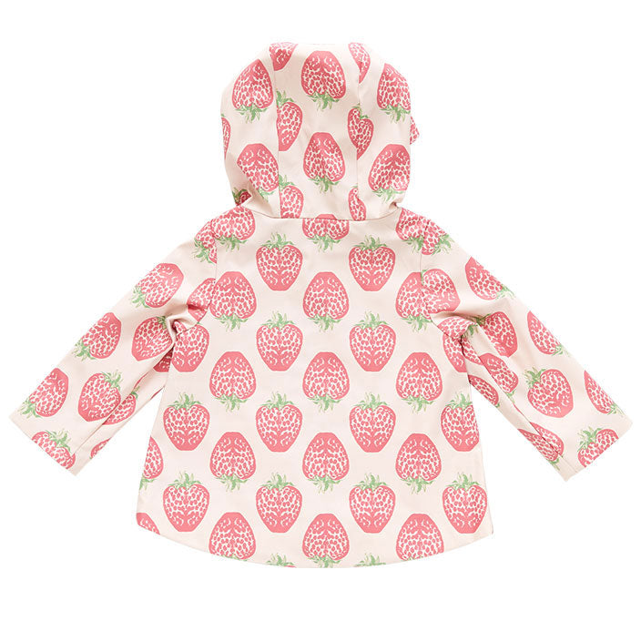 Pink Chicken Rafa Raincoat - Pink Strawberries