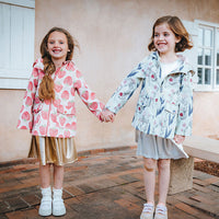 Pink Chicken Rafa Raincoat - Pink Strawberries