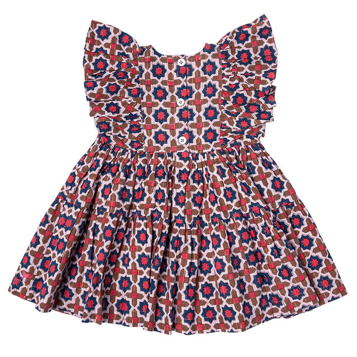 Pink Chicken Raphaela Dress - Terracotta Tile