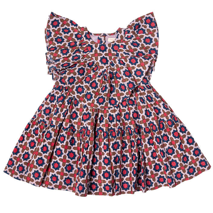 Pink Chicken Raphaela Dress - Terracotta Tile