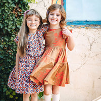 Pink Chicken Raphaela Dress - Terracotta Tile