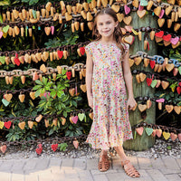 Pink Chicken Rue Dress - Multi Ditsy Floral