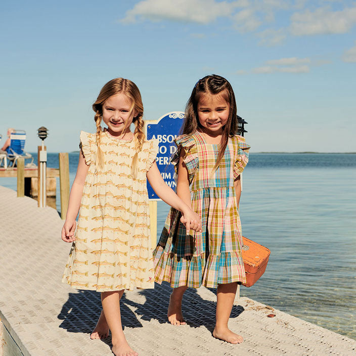 Pink Chicken Stevie Dress - Rainbow Trout Ladida Pink Chicken Stevie Dress - Rainbow Trout Ladida