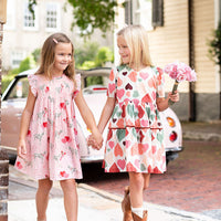 Pink Chicken Stevie Dress - I Heart Dalmatians