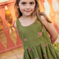 Pink Chicken Taylor Dress - Olive Bows