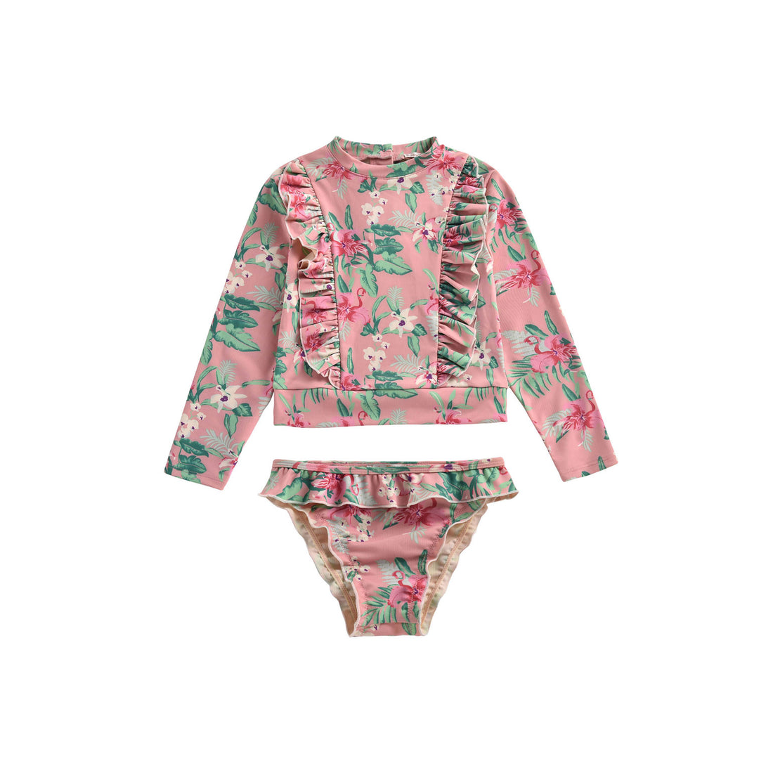 Louise Misha Sienna Flamingo Toluca Long Sleeve Tankini