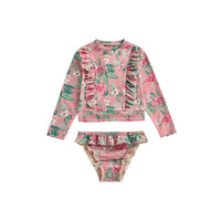 Louise Misha Sienna Flamingo Toluca Long Sleeve Tankini