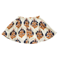 Pink Chicken Alexis Skirt - Navy Gold Flower