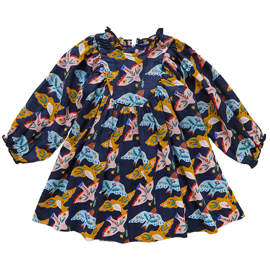Pink Chicken Brayden Dress - Folk Bird