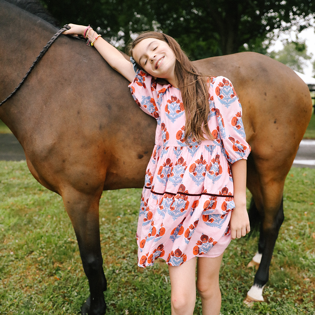 Pink Chicken Maribelle Dress - Bubblegum Flower