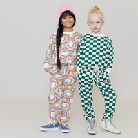 Pink Chicken Organic Sweatshirt - Evergreen Check