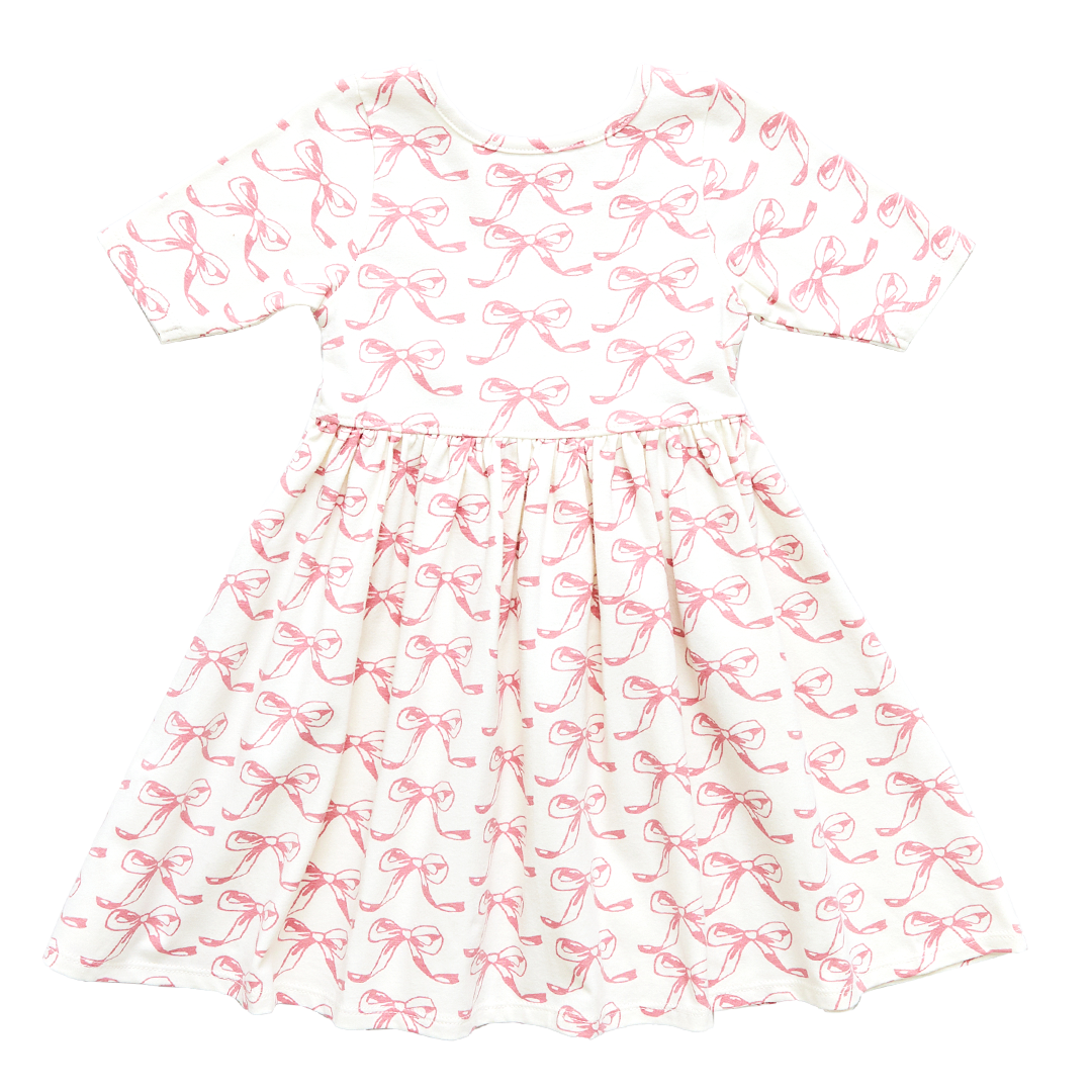 Pink Chicken Organic Steph Dress - Bows