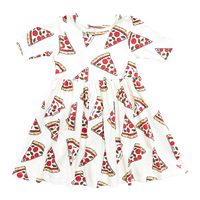 Pink Chicken Organic Steph Dress - Pizza Party