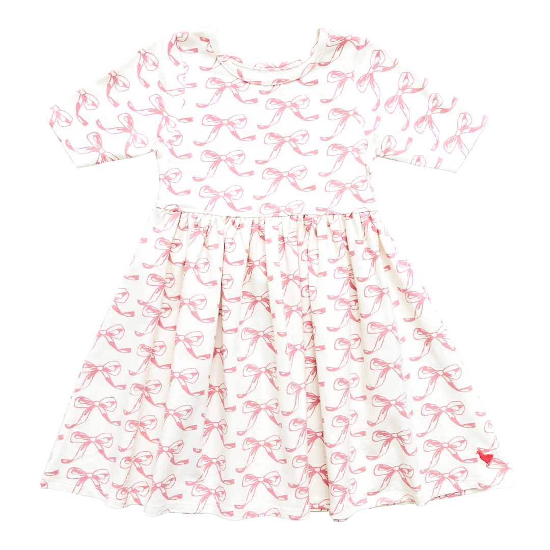 Pink Chicken Organic Steph Dress - Bows