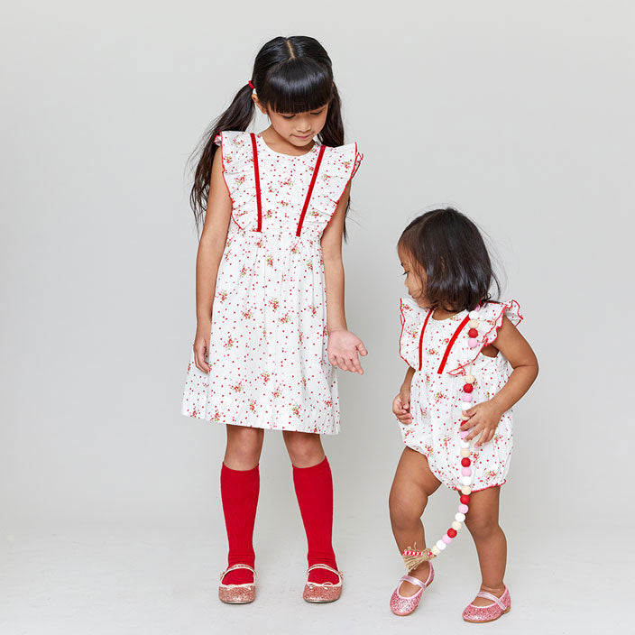 Pink Chicken Ditsy Floral Goldie Dress