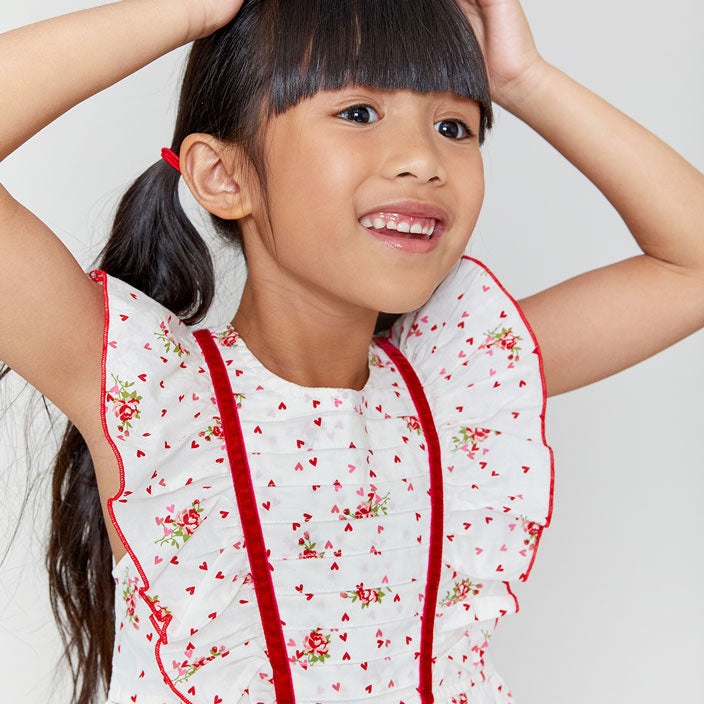 Pink Chicken Ditsy Floral Goldie Dress