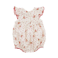 Pink Chicken Ditsy Floral Goldie Romper