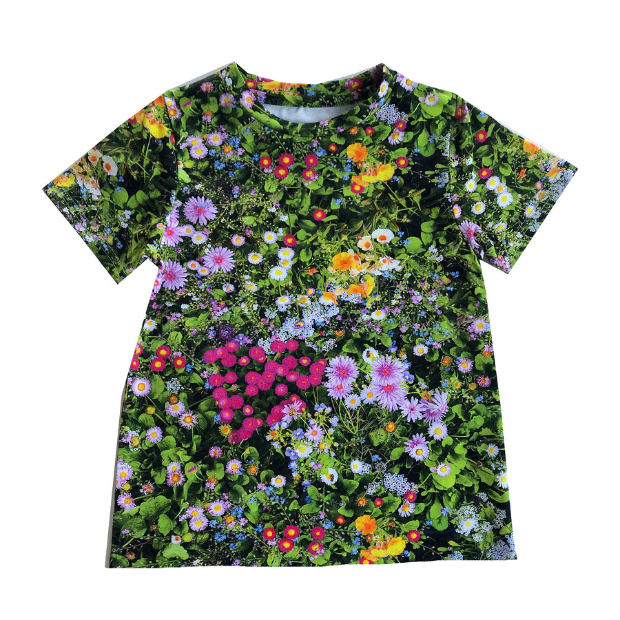 Romey Loves Lulu Green Flowers T-shirt