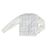 Hey kid Embroidered Plaid Terry Cardigan