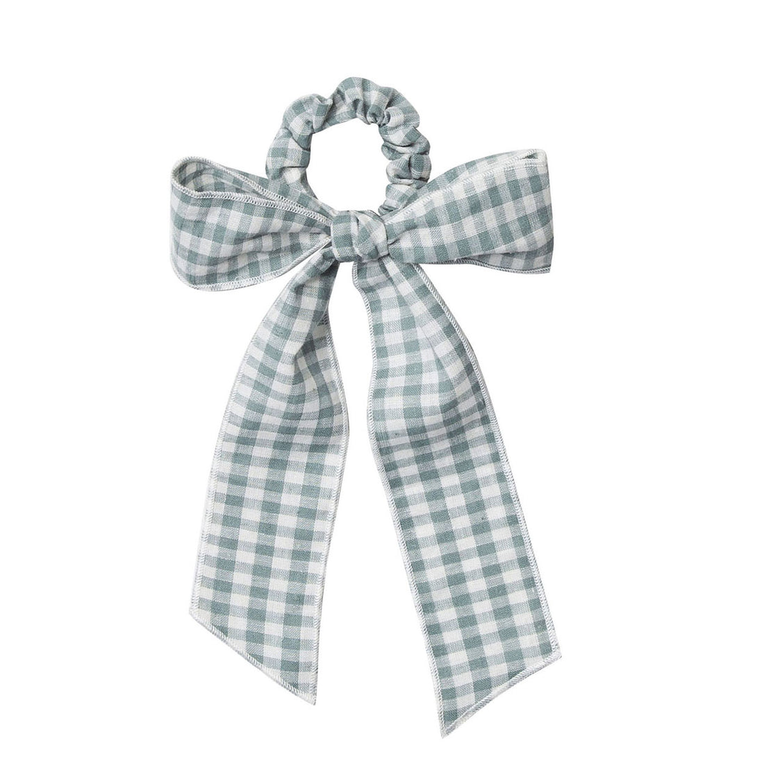 Rylee and Cru Gingham Hair Scarf Tie Scrunchie