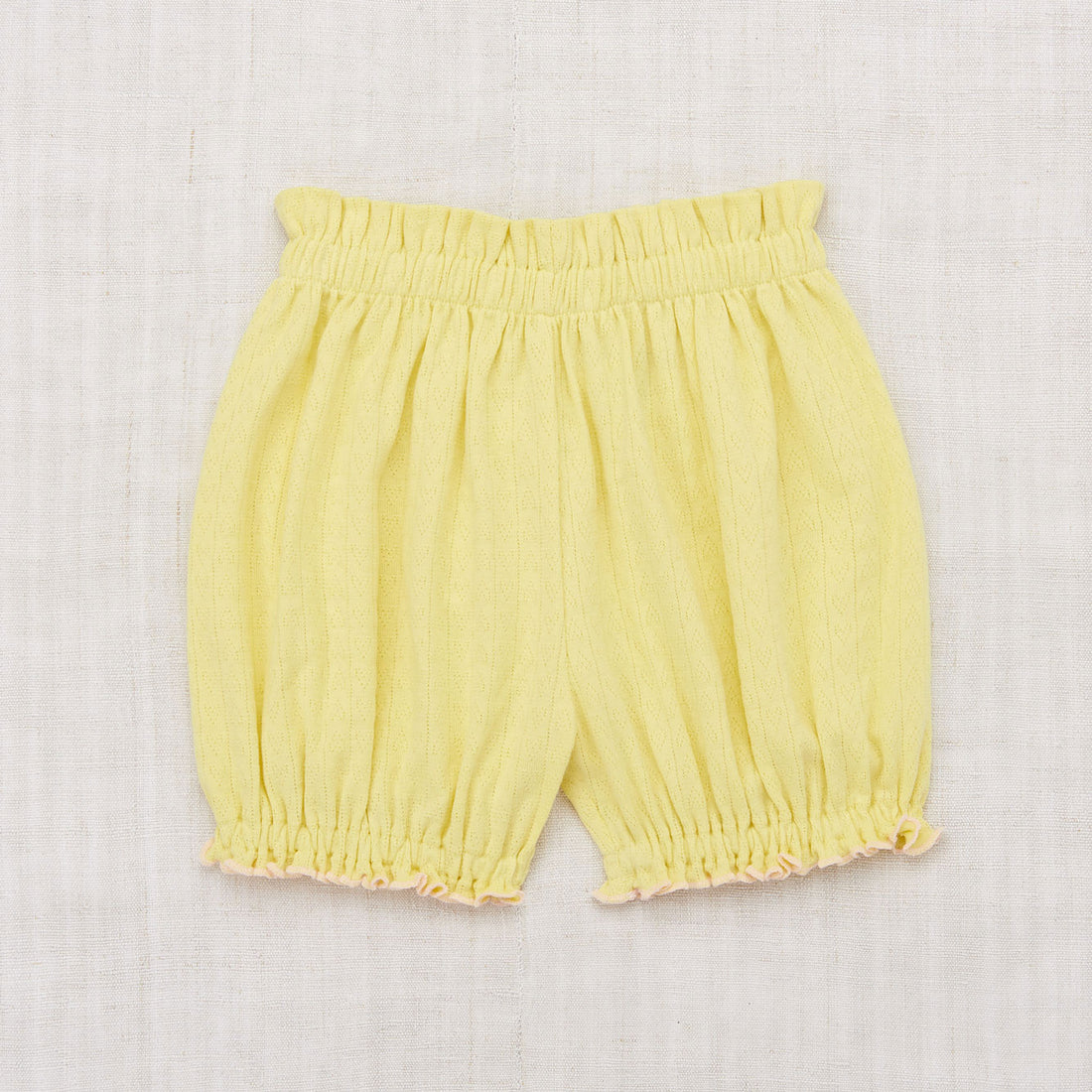 Misha and Puff Vintage Yellow Hearts Bubble Shorts