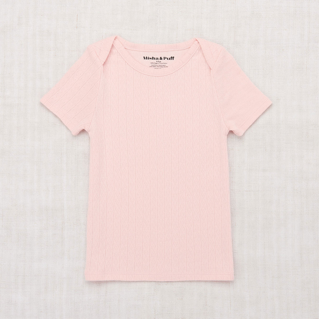Misha and Puff English Rose Hearts Pointelle Tee