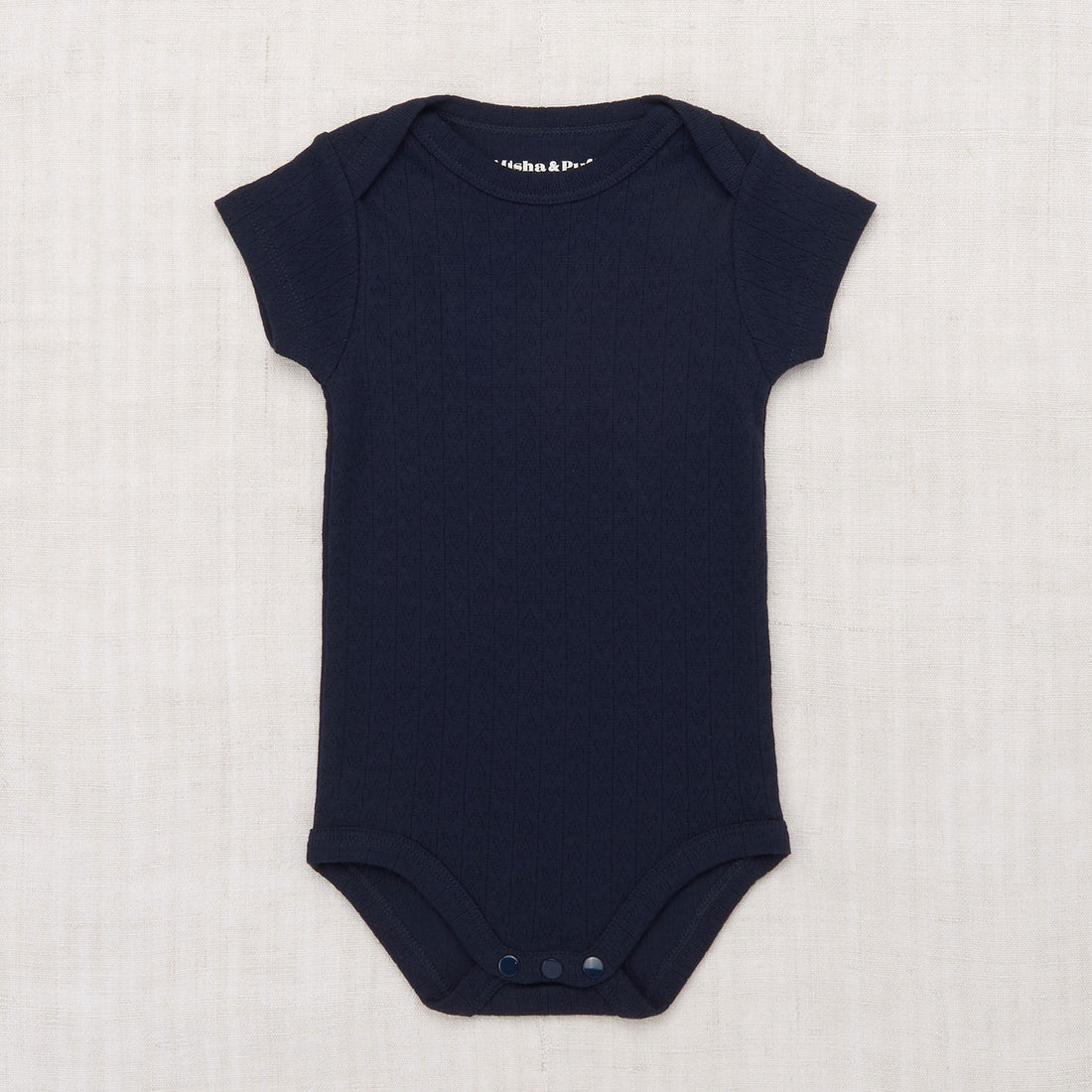 Misha and Puff Maritime Blue Hearts Onesie