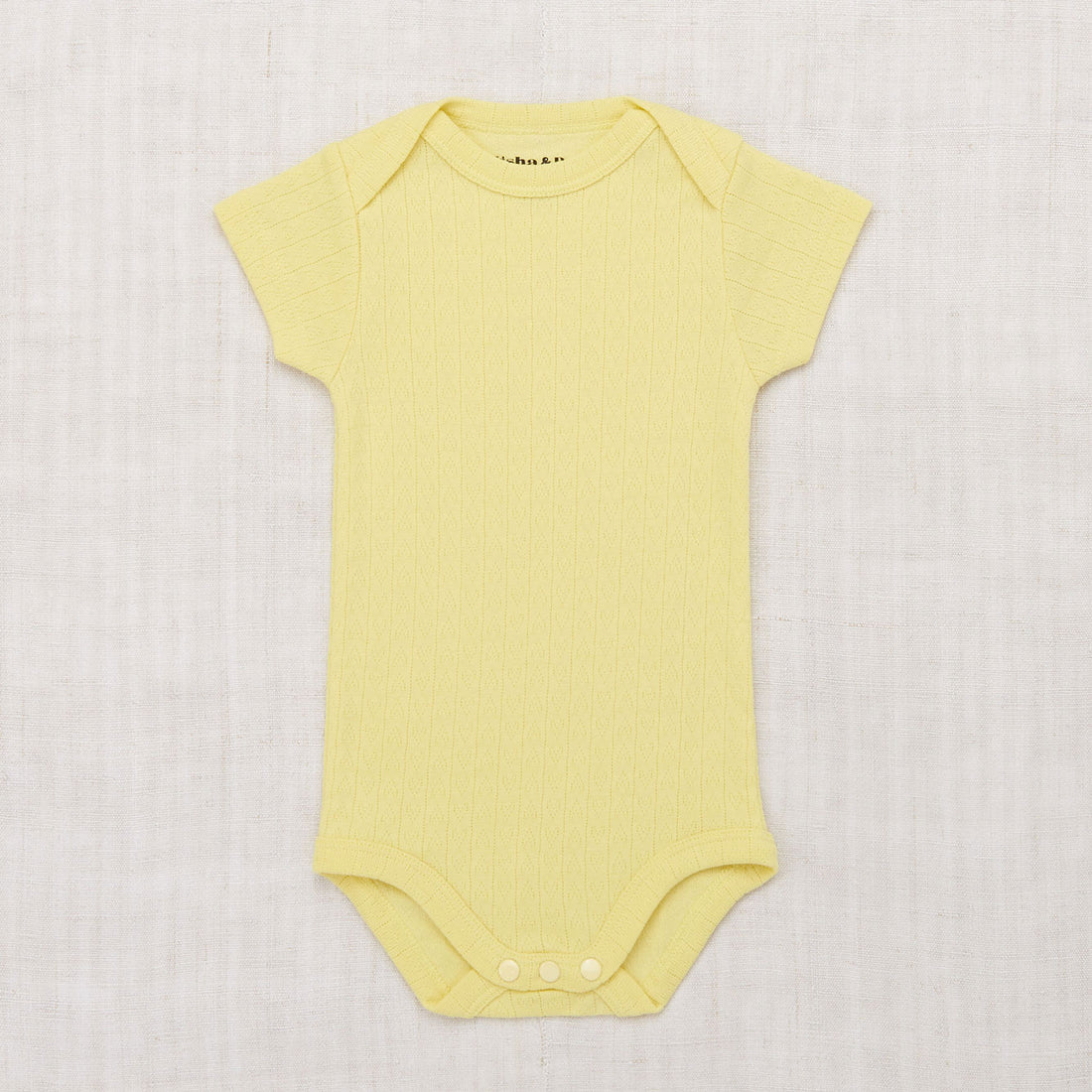Misha and Puff Vintage Yellow Hearts Onesie